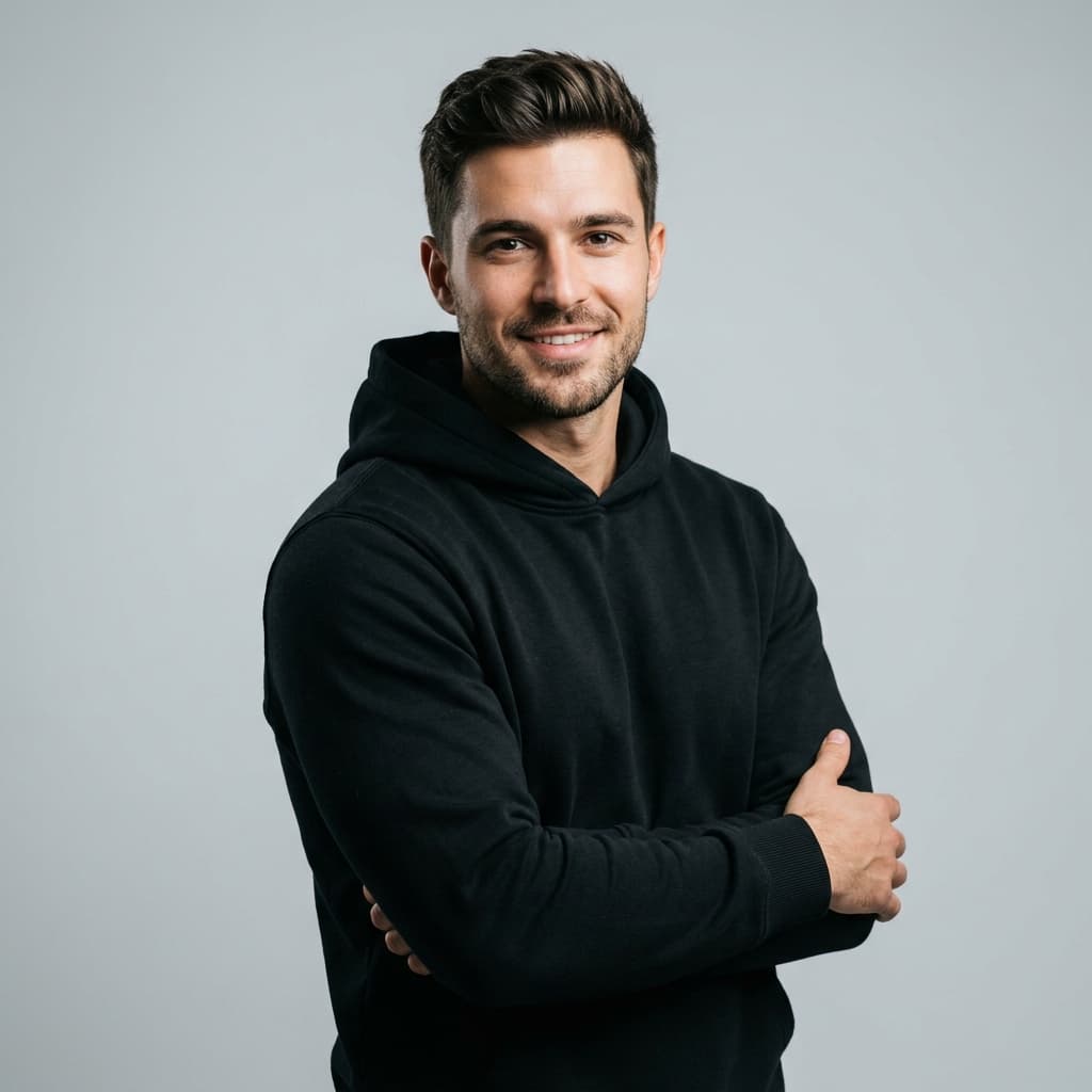 Modelo usando la prenda